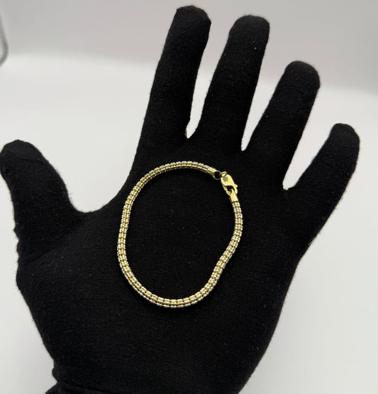 BRACELET ICE GOLD IN 14K