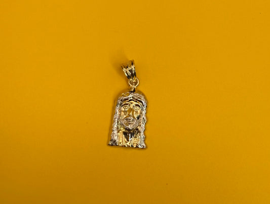 FACE OF CHRIST MEDAL IN 14K GOLD MEDIUM