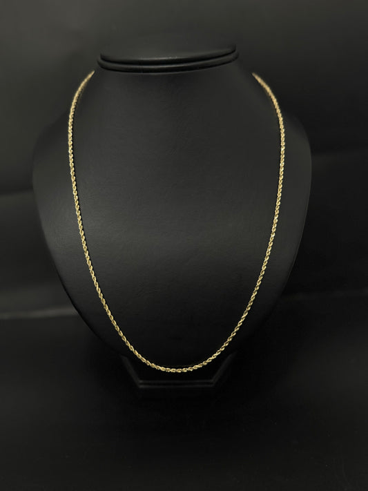 ROPE CHAIN IN GOLD 14K