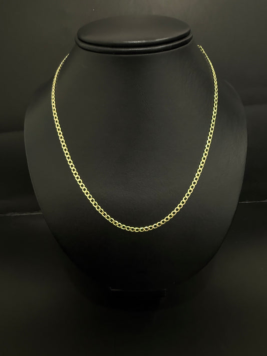 CUBAN CHAIN HOLLOW IN GOLD 14K