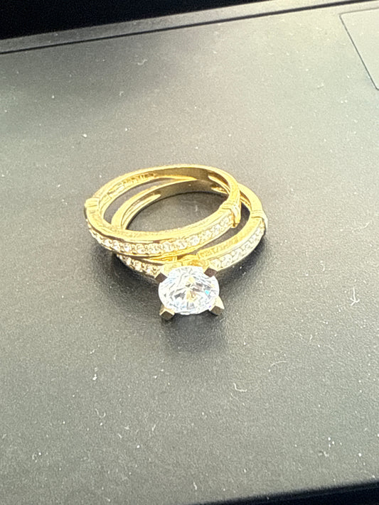 Dual wedding ring