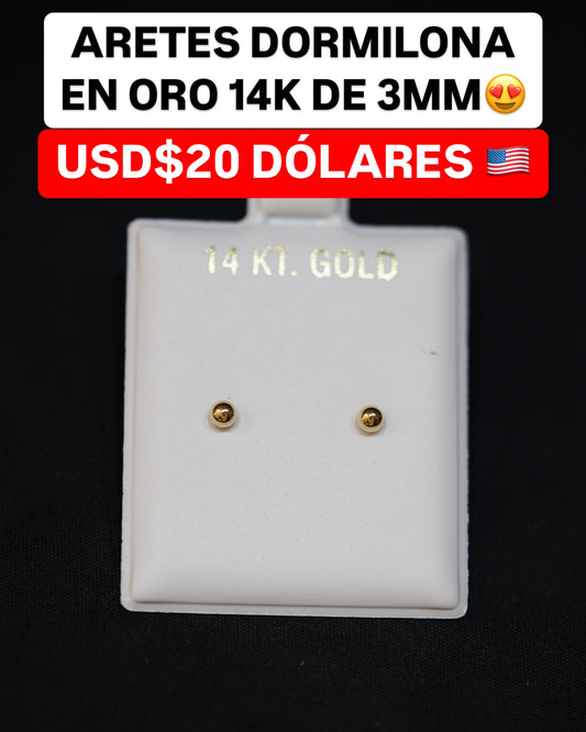 EARRINGS IN 14K GOLD