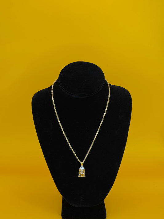 CADENA DE CUERDA EN ORO DE 14K