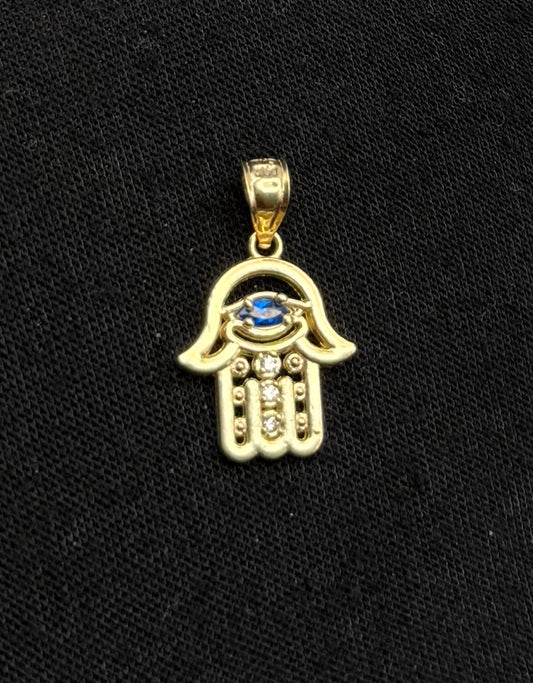 MEDAL HAND OF FÁTIMA IN GOLD 14K