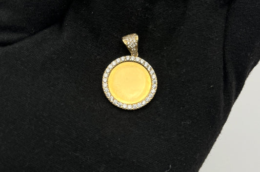 MEDAL PHOTO IN GOLD 14K