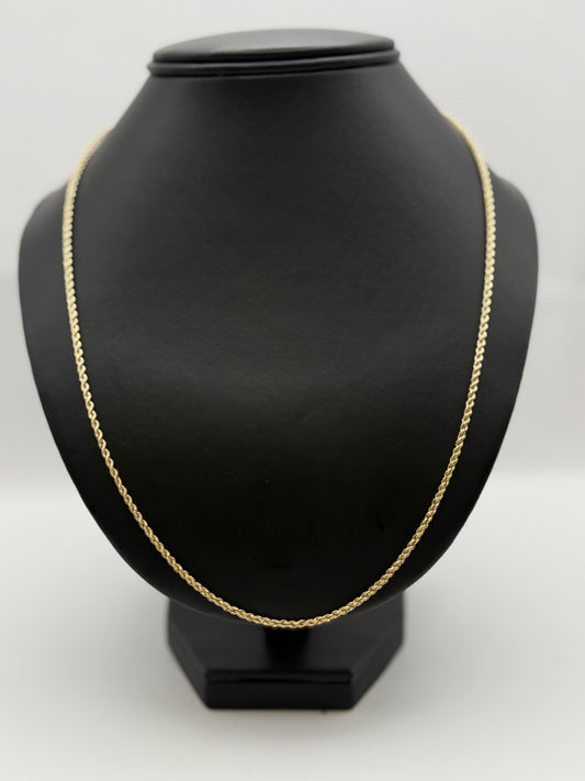 ROPE CHAIN IN GOLD 14K