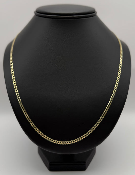 CUBAN CHAIN SOLID IN GOLD 14K
