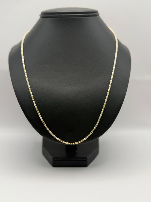 ICED CHAIN IN GOLD 14K