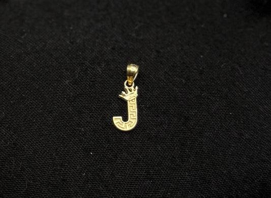 MEDAL LETTER J IN GOLD 14K