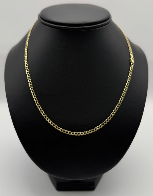 CUBAN CHAIN HOLLOW IN GOLD 14K
