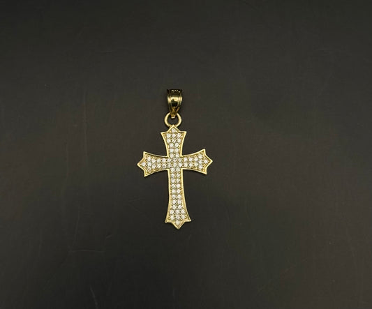 MEDAL CROSS IN 14K GOLD