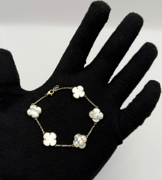 TRÉBOL BRACELET IN GOLD 14K