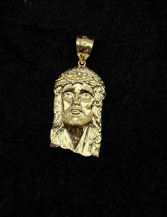 FACE OF CHRIST IN 14K GOLD