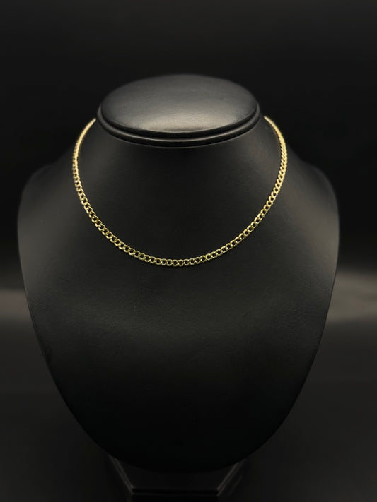 CUBAN CHAIN HOLLOW IN GOLD 14K