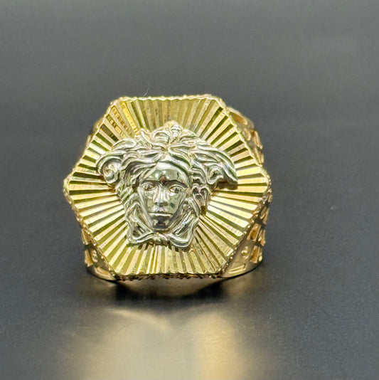 RING MEDUSA IN 14K GOLD