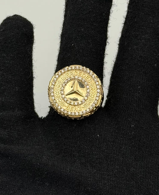 RING MERCEDES B IN 14K GOLD