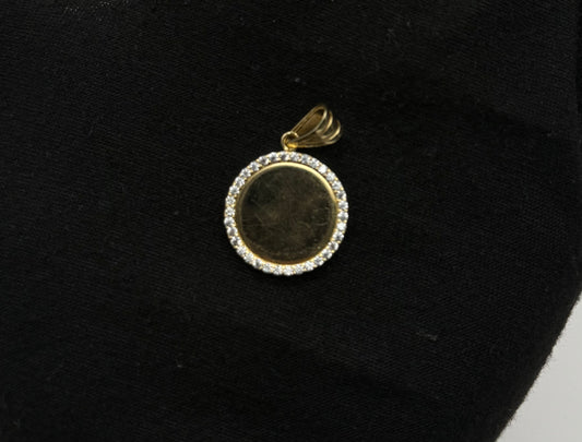 MEDAL PHOTO IN GOLD 14K