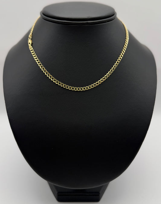 CUBAN CHAIN HOLLOW IN GOLD 14K