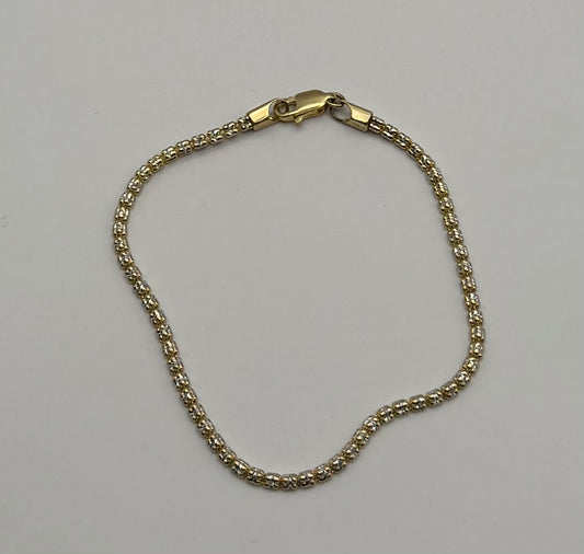 ICE BRACELET IN 14K GOLD