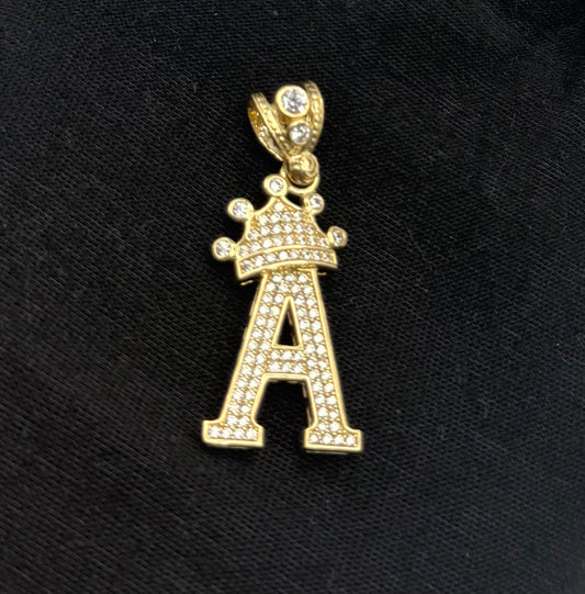 MEDAL LETTER A IN 14K GOLD