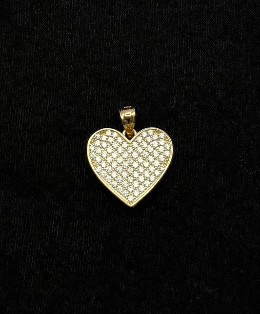 MEDAL HEART IN GOLD 14K