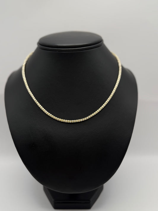 ICED CHAIN IN GOLD 14K