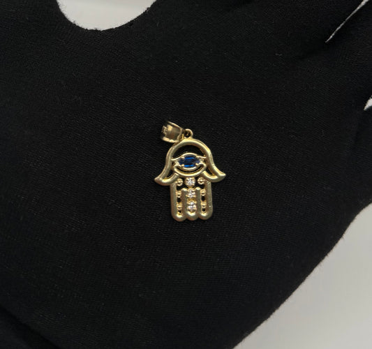 HAMSA HAND IN GOLD 14K