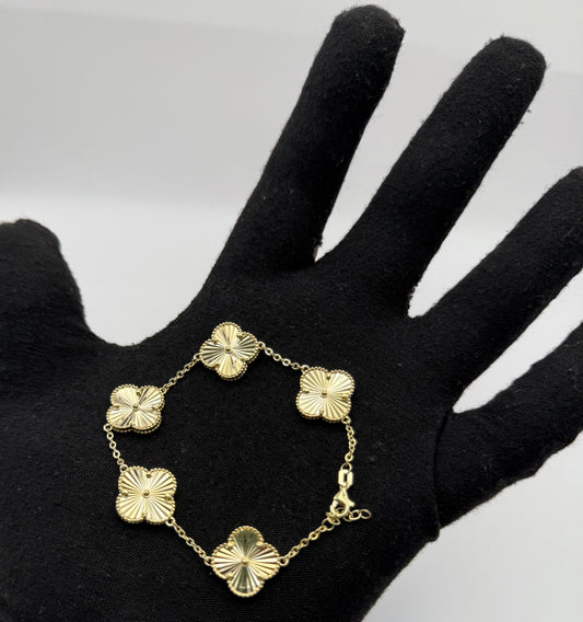 TRÉBOL BRACELET IN GOLD 14K