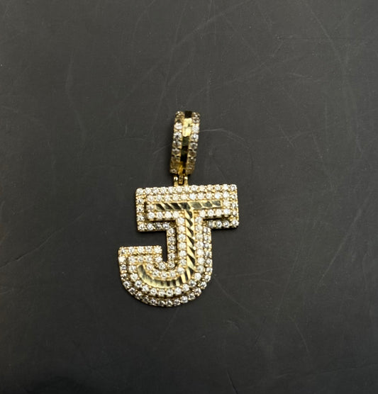 MEDAL LETTER J IN 14K GOLD