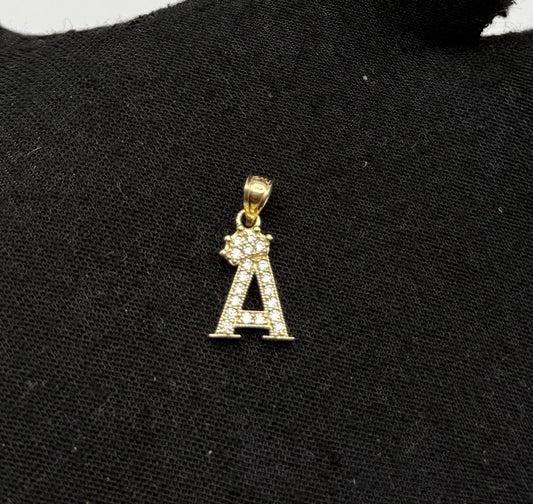 MEDAL LETTER A IN GOLD 14K