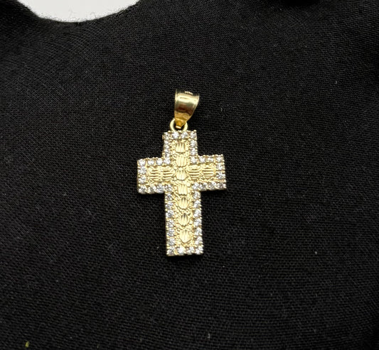 MEDAL CROSS IN GOLD 14K