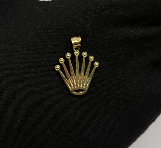 CROWN MEDAL IN GOLD 14K