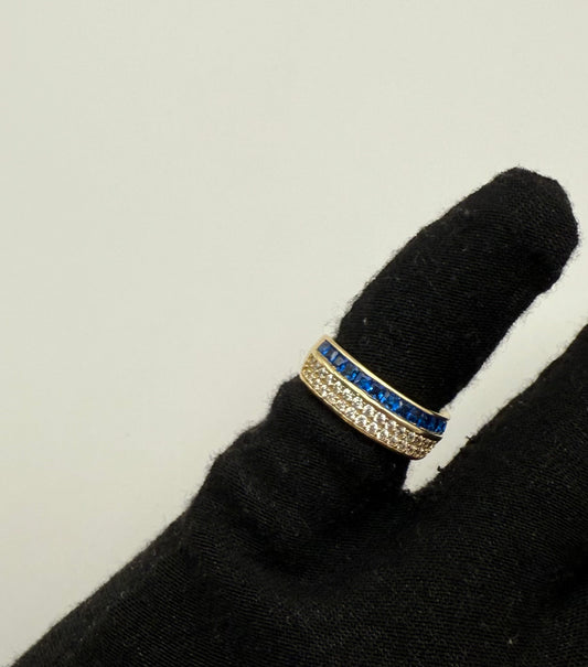 RING BLUE IN 14K GOLD
