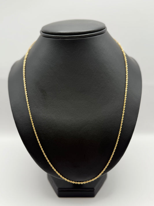 ROPE CHAIN IN GOLD 14K