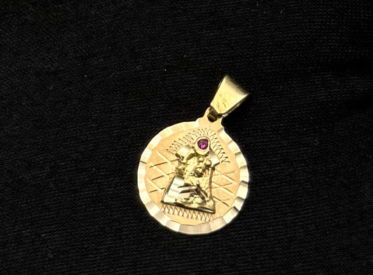 MEDAL VIRGIN IN GOLD 14K
