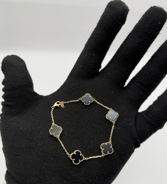 TRÉBOL BRACELET IN GOLD 14K