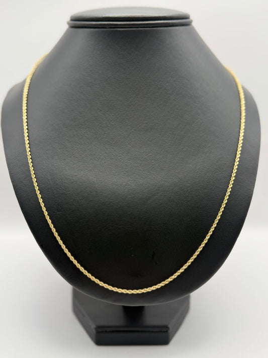 ROPE CHAIN IN GOLD 14K
