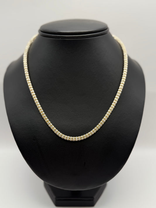 ICED CHAIN IN GOLD 14K