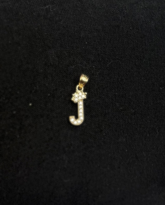 MEDAL LETTER J IN GOLD 14K