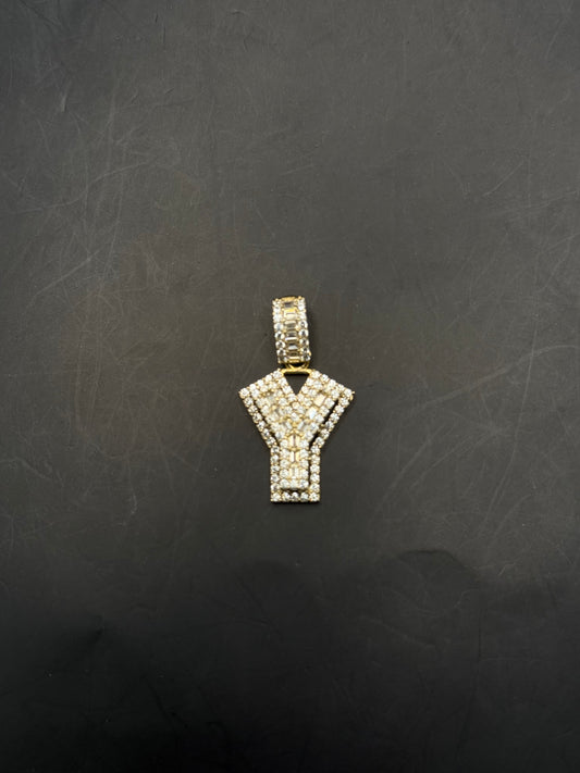 MEDAL LETTER Y IN 14K GOLD