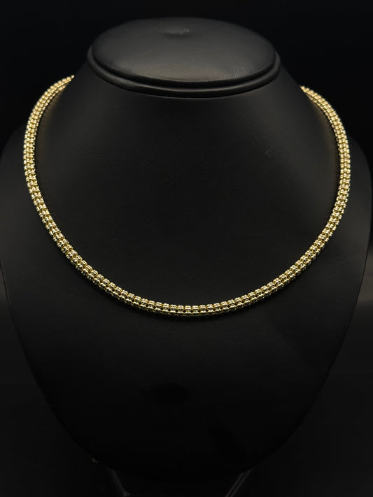 ICED CHAIN IN GOLD 14K