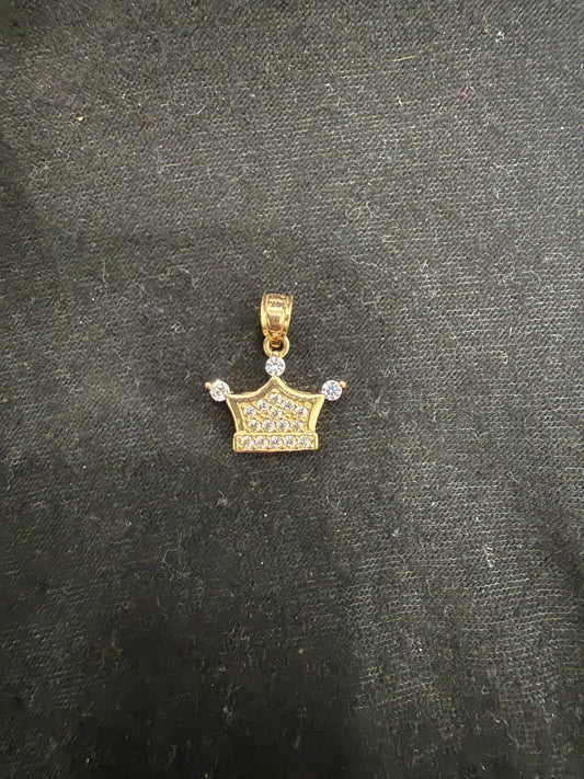 CROWN MEDAL IN GOLD 14K