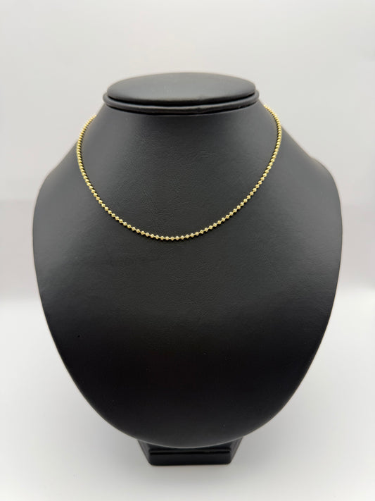 MOON CUT CHAIN IN GOLD 14K