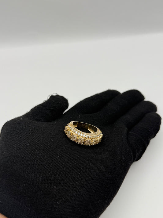 RING ICED IN 14K GOLD