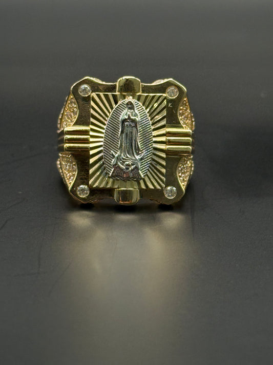 RING LADY OF GUADALUPE IN 14K GOLD