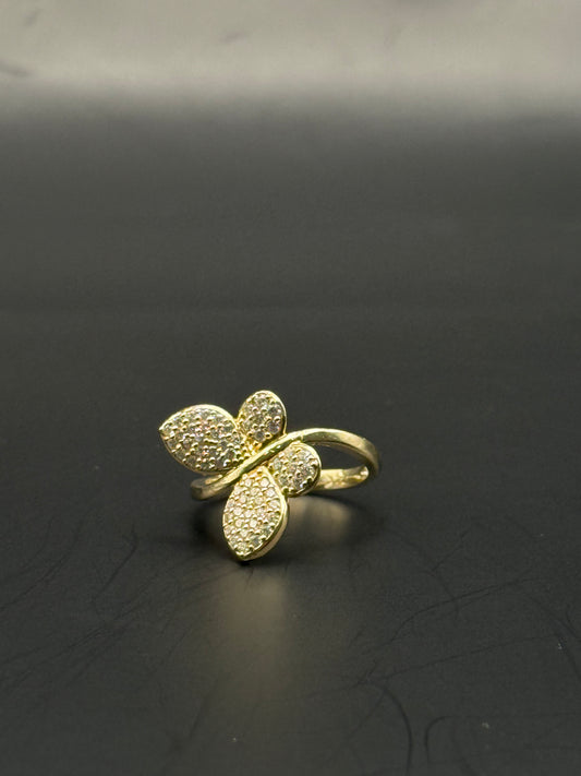RING BUTTERFLY IN 14K GOLD