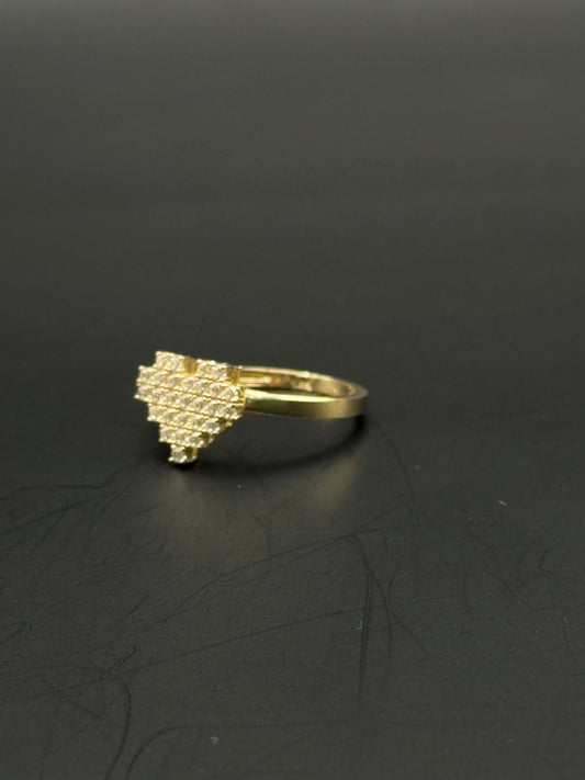RING HEART IN 14K GOLD