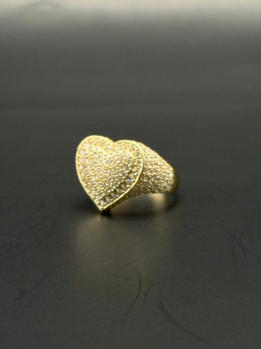 RING BRILLIANT HEART IN 14K GOLD