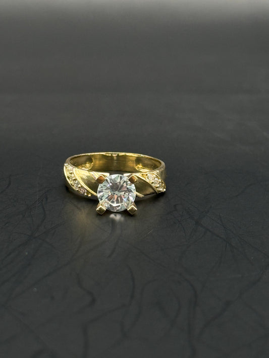 RING BRILLIANT ROUNDED IN 14K GOLD