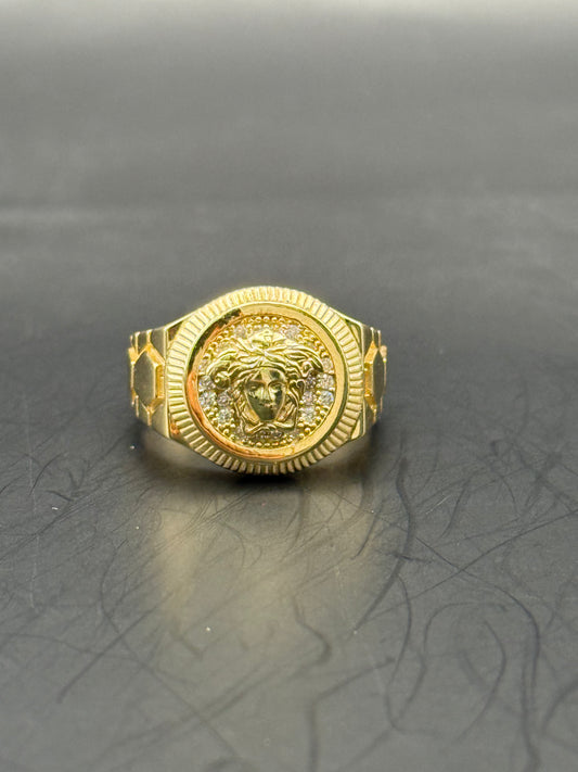 RING MEDUSA IN 14K GOLD